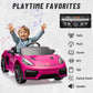Licensed Porsche 718 12V Electric Car for Kids, Ride on Toys for Toddler, Child Ride on Car w/Parent Remote, Led Lights, Openable Doors, MP3 Player, Smooth Start, 3 Speeds (Black)