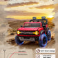 Ford Bronco 24V Ride on Toys for Boys & Girls, 2 Seater Kids Electric Car with Remote Control, Kids Ride on Truck with 4 Wheels Suspension, Led Lights, Safety Belt (24V, Red)