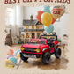 Ford Bronco 24V Ride on Toys for Boys & Girls, 2 Seater Kids Electric Car with Remote Control, Kids Ride on Truck with 4 Wheels Suspension, Led Lights, Safety Belt (24V, Red)