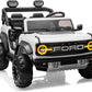 Licensed Ford Bronco Raptor 24V 2 Seater Kids Ride on Toys, Battery Powered Electric Ride on Car, Remote Control Electric Car w/Led Lights, Music, High Low Speed (24V, White)