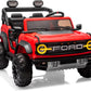 Ford Bronco 24V Ride on Toys for Boys & Girls, 2 Seater Kids Electric Car with Remote Control, Kids Ride on Truck with 4 Wheels Suspension, Led Lights, Safety Belt (24V, Red)