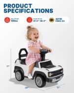 First Ride On Ford Bronco Raptor Toddler Push Car - Image 21