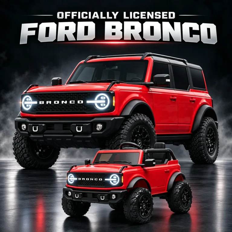Ford Bronco Base 24V 2-Seater Electric Ride-On Truck red