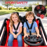 First Ride On Ford Bronco Base 24V 2-Seater Electric Ride-On Truck 3 point safety seat belt