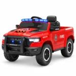 RAM 1500 RHO 12V Kids Electric Fire Truck ＆ Police Truck
