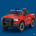 First Ride On RAM 1500 RHO 12V Kids Electric Fire Truck ＆ Police Truck