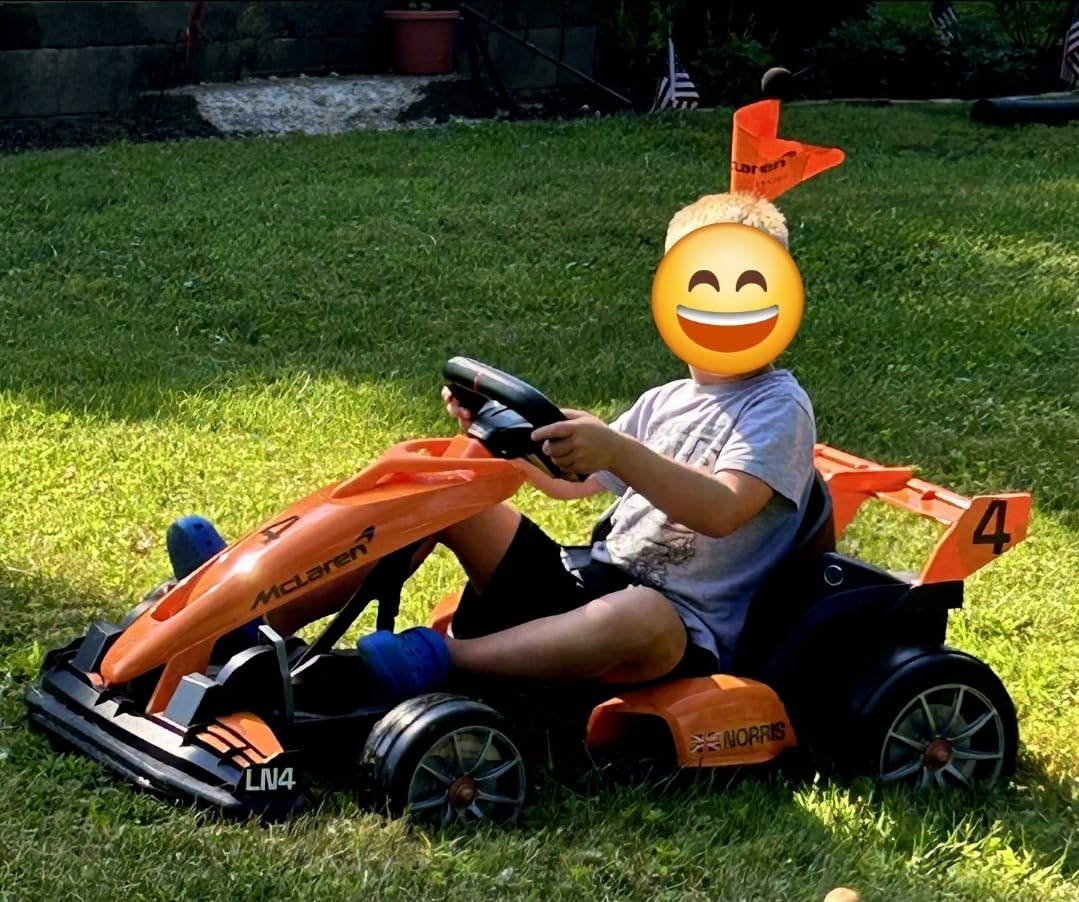 First Ride On McLaren Electric Go Kart – Safe, Fun, and Built for Young Racers photo review