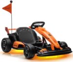 First Ride On Licensed McLaren 36V Electric Go Kart for Kids, Drift Racing Kart with Dual 250W Motors, Adjustable Seat, 2-Speed System & LED Lights