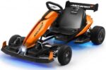 First Ride On Licensed McLaren 48V Electric Go Kart for Teens 14+, Drift Racing Kart with 3-Speed Transmission, Handbrake, Adjustable Seat & 15 MPH Top Speed