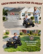 First Ride On Licensed Ford Bronco Raptor Ride-On Truck for Kids, 12V/24V Electric Car with Parent Remote Control, Bluetooth Music, Suspension System - Image 3