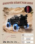 First Ride On Licensed Ford Bronco Raptor Ride-On Truck for Kids, 12V/24V Electric Car with Parent Remote Control, Bluetooth Music, Suspension System - Image 2