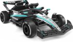 First Ride On 12V Licensed Mercedes-AMG F1 W16 Ride on Car, Ride on Toys with Remote Control, 70W Power Output, LED Lights & Music, Kids Electric Vehicle with Spring Suspension, Durable Wheels