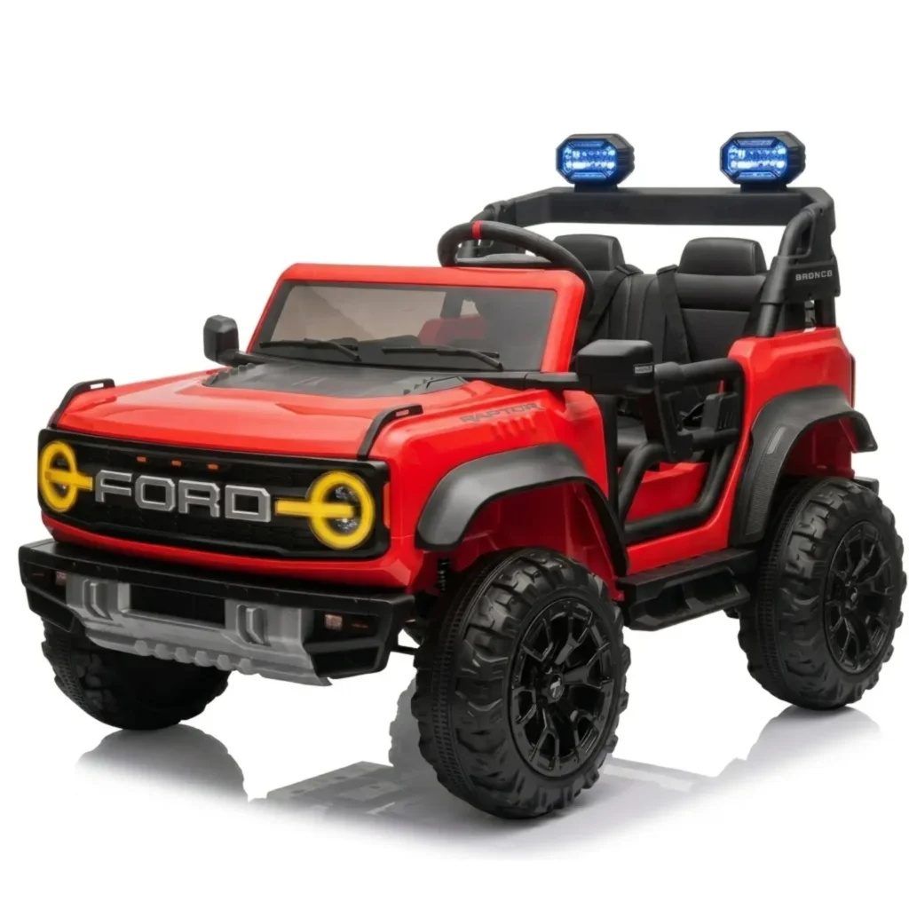 Ford Bronco Raptor 24V 2-Seater Electric Ride-On Truck red