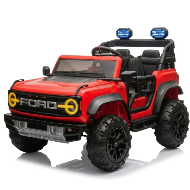 Ford Bronco Raptor 24V 2-Seater Electric Ride-On Truck red