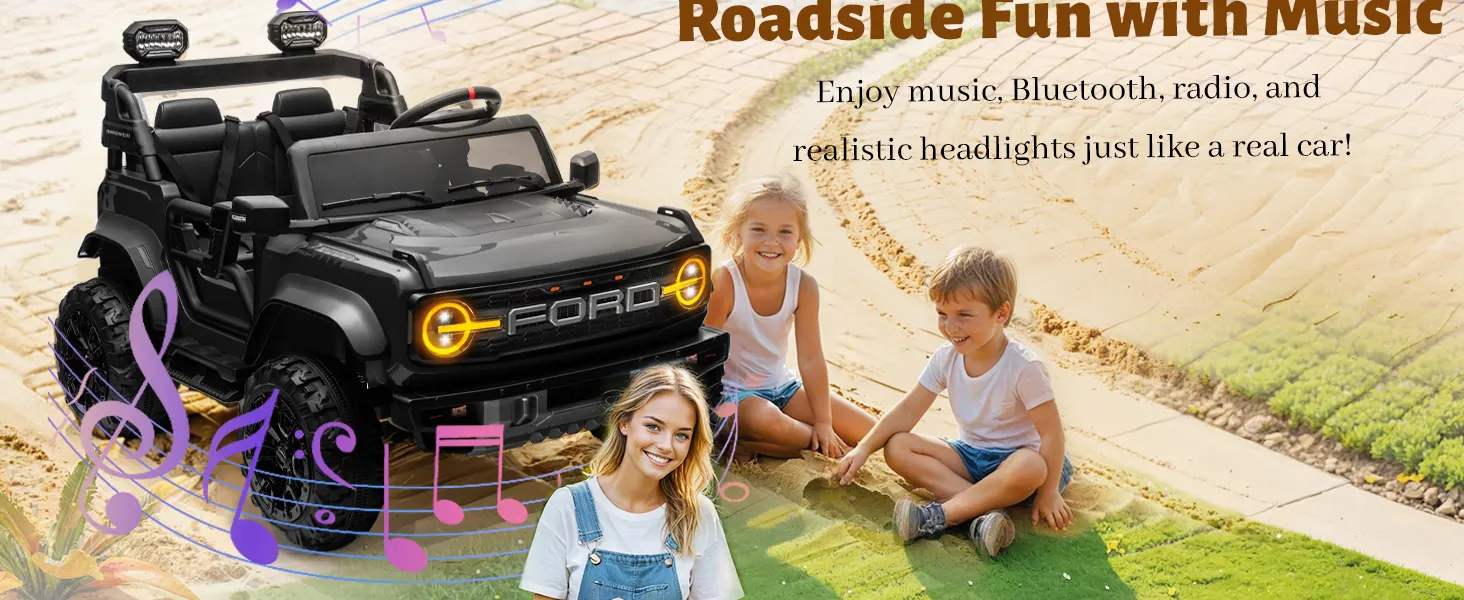 Ford Bronco Raptor 24V 2-Seater Electric Ride on truck product description (2)