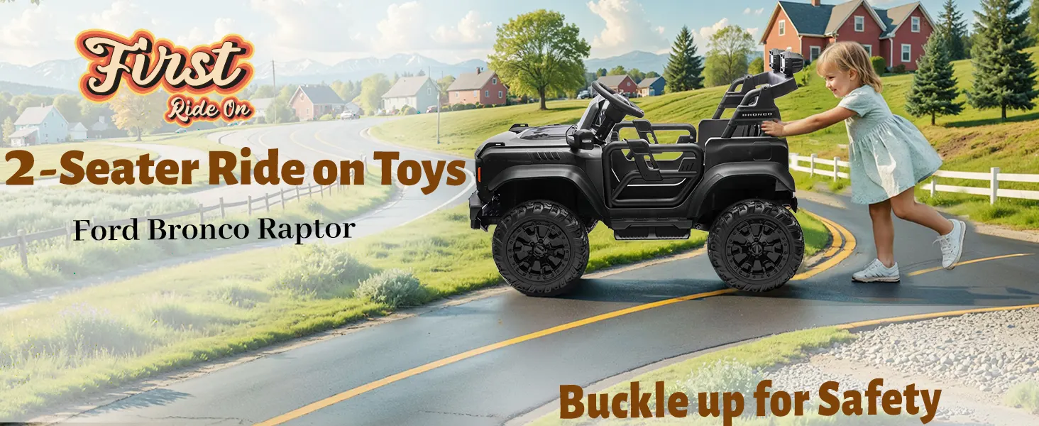 Ford Bronco Raptor 24V 2-Seater Electric Ride on truck product description (5)