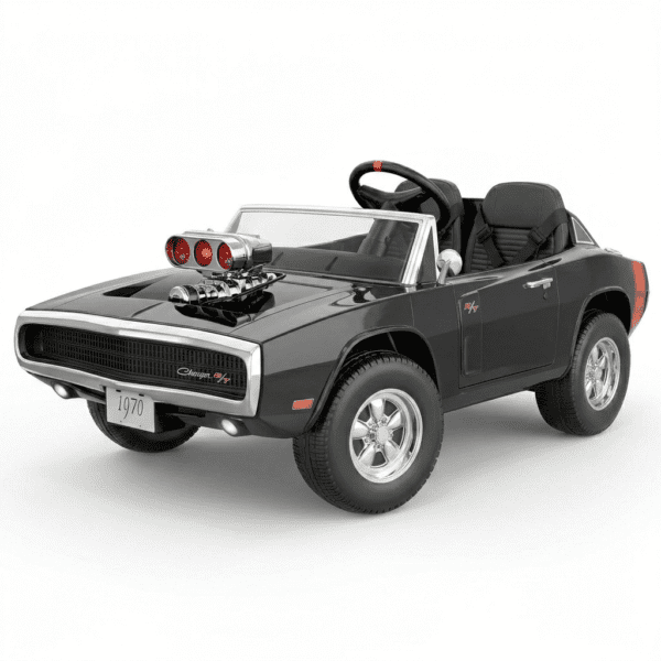 First Ride On 1970 Dodge Charger R/T 24V 2-Seater Electric Muscle Car