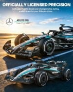 Officially licensed First Ride On Mercedes-AMG Petronas Formula One team F1 W16 style kids electric race car
