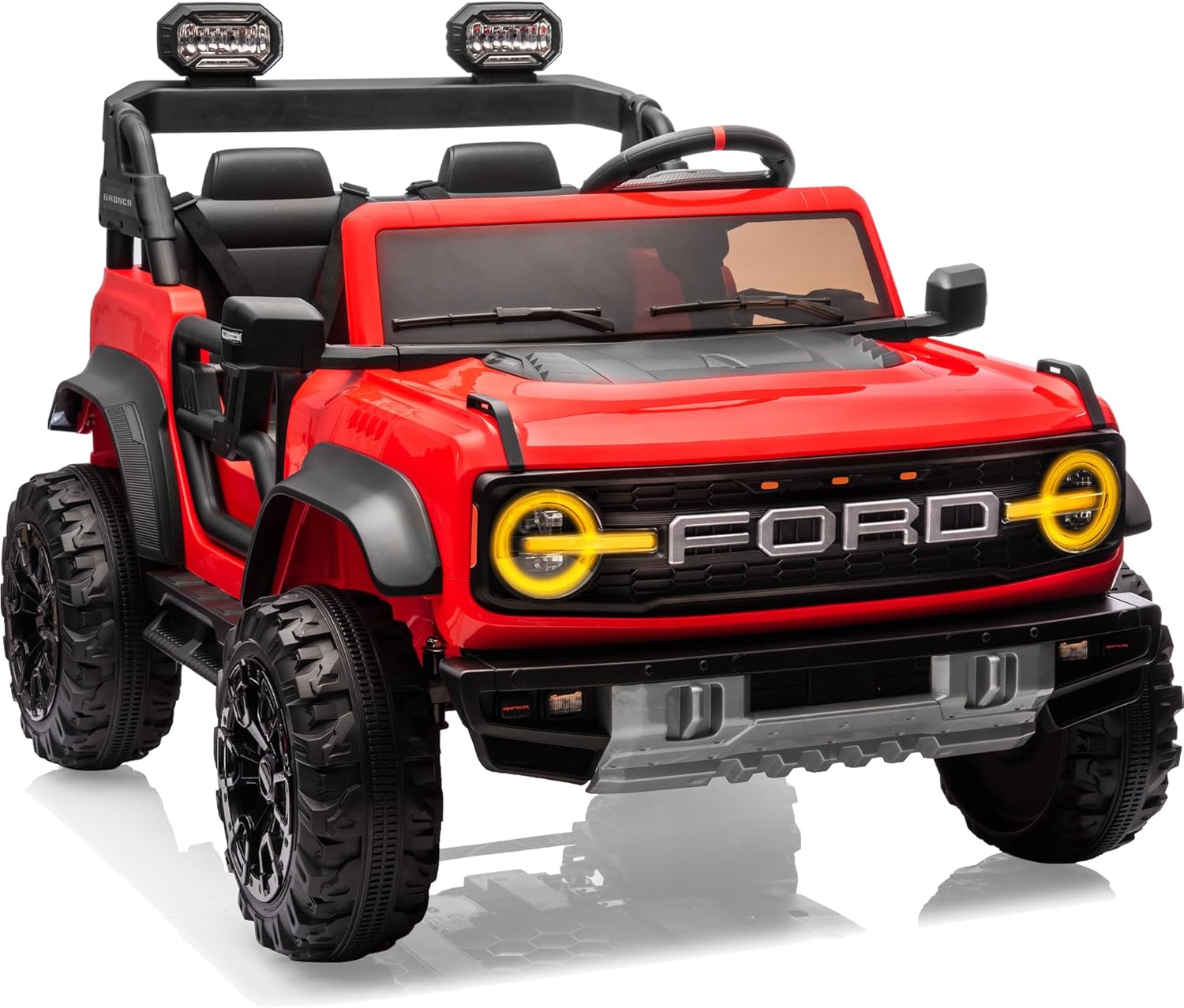 Official Ford Bronco Raptor: 24V 2-Seater Performance Ride-On