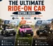 2026 Ultimate Ride-On Car Buying Guide banner comparing 12V, 24V, and 36V kids electric cars.