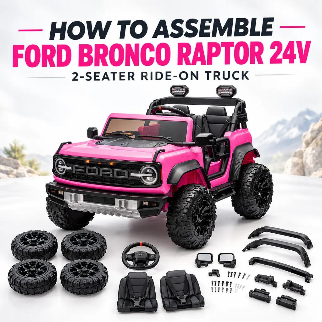 How to Assemble Ford Bronco Raptor 24V 2-Seater Ride-On Truck