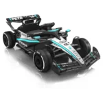 24V Mercedes-AMG F1 ride-on race car in Petronas livery on white background