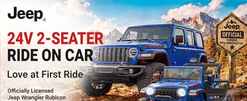 Jeep Wrangler Rubicon 24V 2 Seater Ride-On Car 1