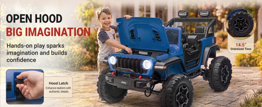 Jeep Wrangler Rubicon 24V 2 Seater Ride-On Car