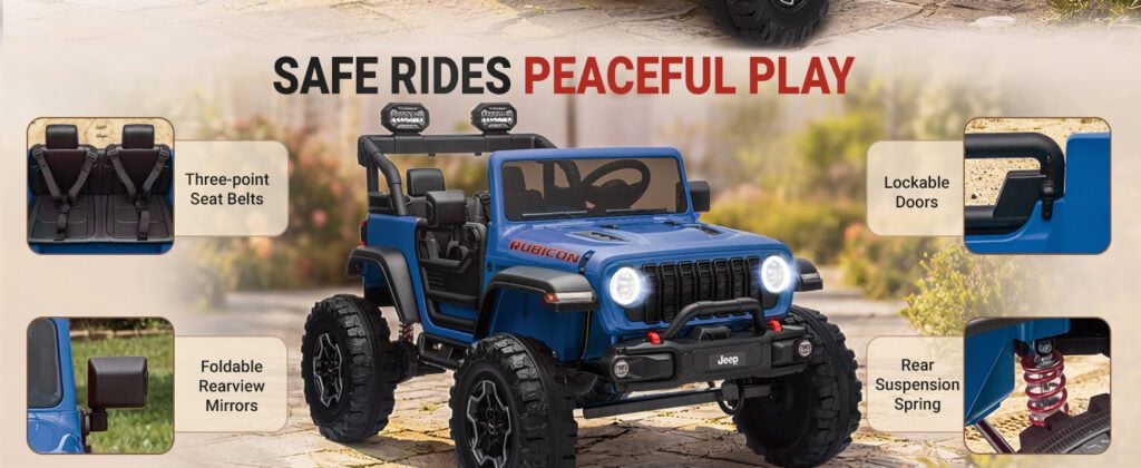 Jeep Wrangler Rubicon 24V 2 Seater Ride-On Car